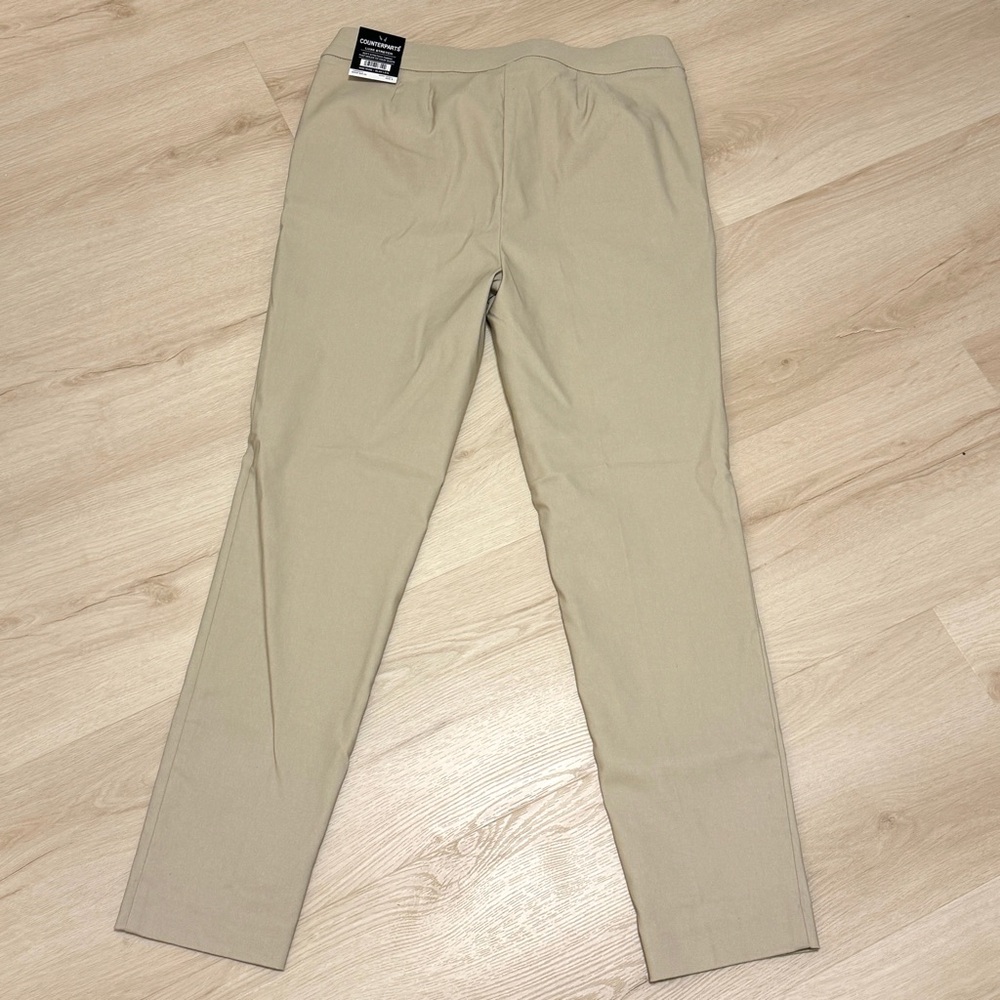 COUNTERPARTS LUXE Stretch Mid-rise Slim Straight Leg Women’s Pants Sz Small - Picture 7 of 11